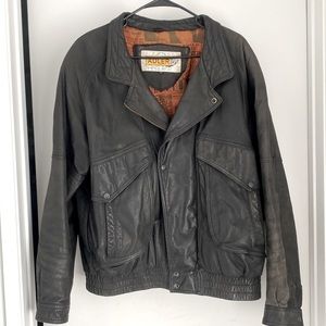 ADLER Leather Jacket Black XL